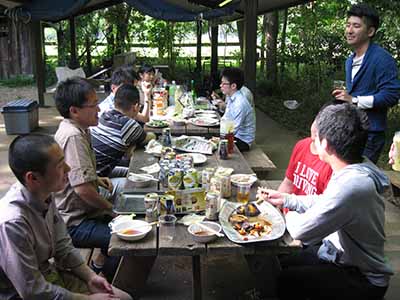 Nobuhiko Kobayashi with Students