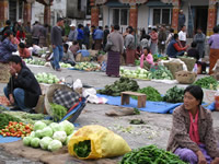 Market in Paro, Bhutan