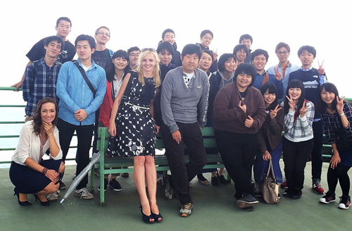 2014.103 climbed Mt. Tsukuba by a cable car