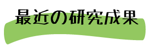 最近の研究業績